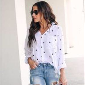VICI | Stars In Your Eyes Button Down Top